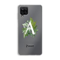 Green Brush: Samsung Galaxy A12 Transparant Hoesje