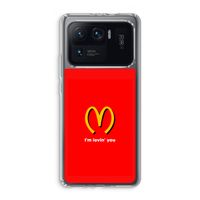 I'm lovin' you: Xiaomi Mi 11 Ultra Transparant Hoesje
