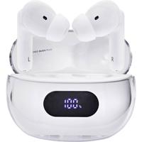 Intenso Buds Plus T312AE weiß In Ear headset Mobiele telefoon Bluetooth Stereo Wit Noise Cancelling