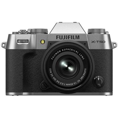 Fujifilm X-T50 zilver + XC 15-45mm
