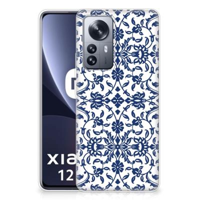 Xiaomi 12 Pro | TPU Case | Flower Blue