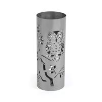 Paraplu Versa Zilverkleurig Uilenfamilie 19 x 49 x 19 cm
