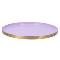 Daan Kromhout Dienblad marrakech lila goudkleurig 40 cm | 4 stuks