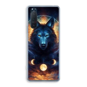 Wolf Dreamcatcher: Sony Xperia 5 II Transparant Hoesje