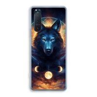 Wolf Dreamcatcher: Sony Xperia 5 II Transparant Hoesje