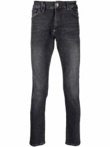 Philipp Plein jean slim à taille basse - Noir