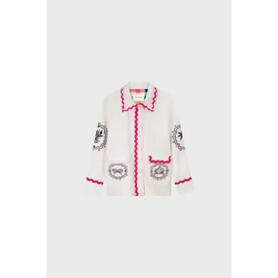 Fabienne Chapot - Wit | Dames | Jasje | Wit | 44 | regular | Kamst mode