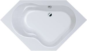 Sealskin Playa bad 1450x1450mm (met armsteunen) wit