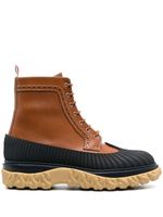 Thom Browne bottines Duck lacées - Marron