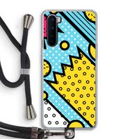 Pop Art #1: OnePlus Nord Transparant Hoesje met koord