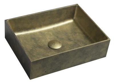 Vrijstaand Waskom Sapho Formigo 47,5x36,5 cm Goud