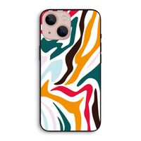 Colored Zebra: iPhone 13 mini Biologisch afbreekbaar hoesje