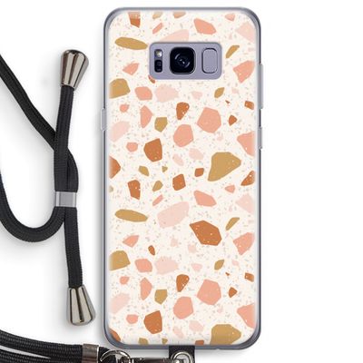 Terrazzo N°18: Samsung Galaxy S8 Plus Transparant Hoesje met koord