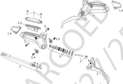 SRAM schijfrem "motive ultimate" front disc brakes motifs ultimate silver