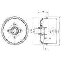 Delphi Diesel Remtrommel BF293 - thumbnail