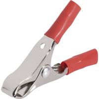 TRU COMPONENTS Krokodillenklem Rood Klembereik (max.): 26.8 mm Lengte: 100 mm 1 stuk(s)