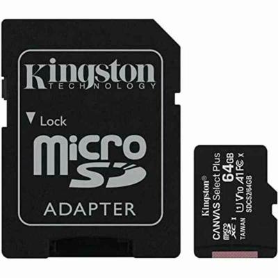 Micro SD kaart met adapter Kingston Canvas Select Plus 64GB 64 GB
