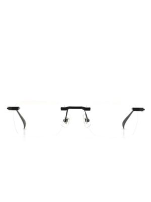 Dunhill lunettes de vue à verres rectangulaires - Noir