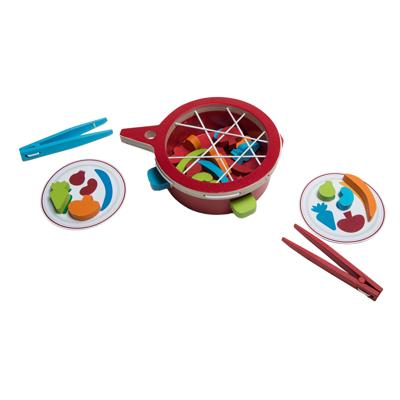 BS Toys match the veggie houten groenten spel, 30dlg.