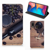 Samsung Galaxy A30 Flip Style Cover Wijn