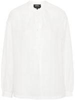 A.P.C. blouse en serge à carreaux - Blanc