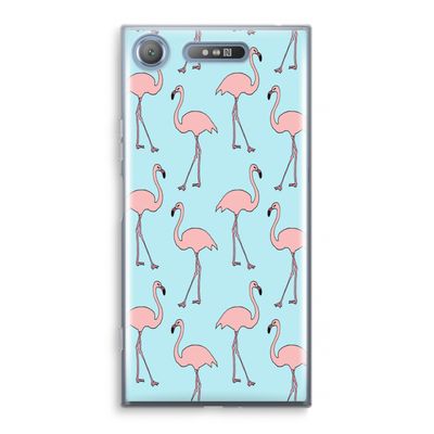 Anything Flamingoes: Sony Xperia XZ1 Transparant Hoesje