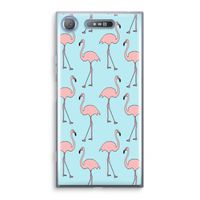 Anything Flamingoes: Sony Xperia XZ1 Transparant Hoesje