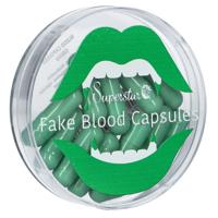 Carnaval / halloween nepbloed - groen - capsules - griezel / thema feesten