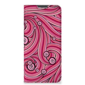 OPPO A54s | A16 | A16s Bookcase Swirl Pink