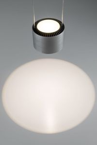 Paulmann Aldan II Pendell 79786 Hanglamp LED LED 8.30 W Zwart, Aluminium (geborsteld)