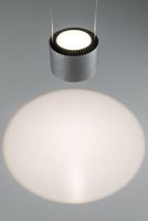 Paulmann Aldan II Pendell 79786 Hanglamp LED LED 8.30 W Zwart, Aluminium (geborsteld) - thumbnail