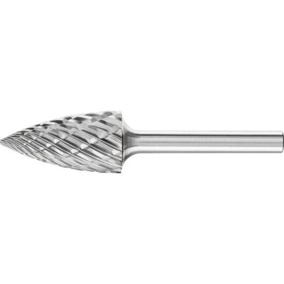 PFERD TOOLS 21122887 Freesstift Spitsboog Lengte 70 mm Afmeting, Ø 16 mm Werklengte 30 mm Schachtdiameter 6 mm