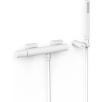 Douchekraan Tres Project | Opbouw | Mengkraan | 1-weg | hoh 15 cm | 1-knop | Rond | Wit mat