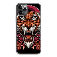 Tiger and Rattlesnakes: iPhone 11 Pro Transparant Hoesje