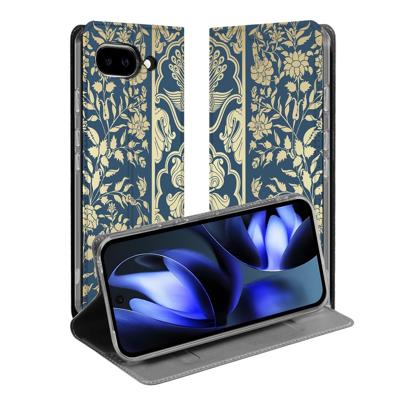 Book Case Google Pixel 9a Beige Flowers