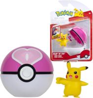 Pokemon Figure - Pikachu + Love Ball (Clip 'n' Go)