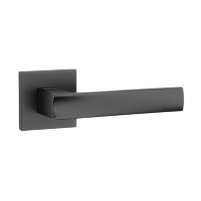 Stile Deurklink Lima op Vierkant Rozet - Zwart