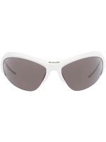 Balenciaga Eyewear lunettes de soleil Wire à monture papillon - Blanc - thumbnail