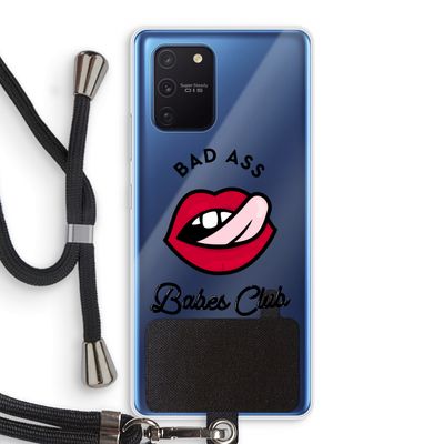 Badass Babes Club: Samsung Galaxy Note 10 Lite Transparant Hoesje met koord