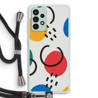 Illustratieve pop 3: Samsung Galaxy A52s 5G Transparant Hoesje met koord