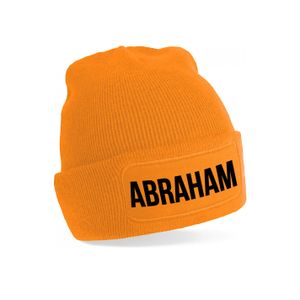 Abraham muts unisex one size - Oranje