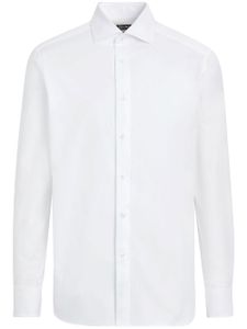 Zegna chemise à coupe cintrée - Blanc