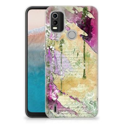 Smartphone hoesje Nokia C21 Plus Letter Painting Smartphone hoesje Nokia C21 Plus Letter Painting