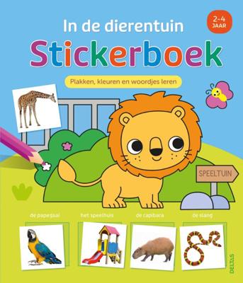 In de dierentuin Stickerboek (Paperback)