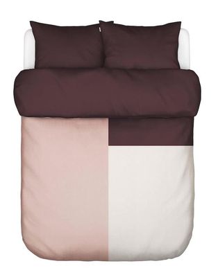 Marc O&apos;Polo Ewon dekbedovertrek Crimson brown