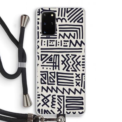 Marrakech print: Samsung Galaxy S20 Plus Transparant Hoesje met koord