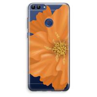 Orange Ellila flower: Huawei P Smart (2018) Transparant Hoesje - thumbnail