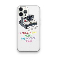 Smile: iPhone 12 Pro Max Transparant Hoesje