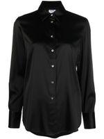 Filippa K chemise Eira en soie - Noir