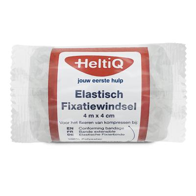 HeltiQ Elastisch Fixatiewindsel 4m x 4cm HeltiQ Elastisch Fixatiewindsel 4m x 4cm